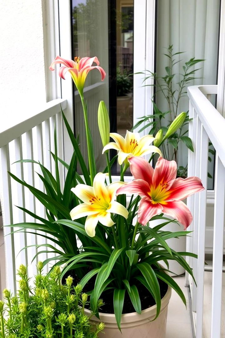 Dwarf Daylilies for Graceful Blooms - 22 Flowering Plants for Balcony