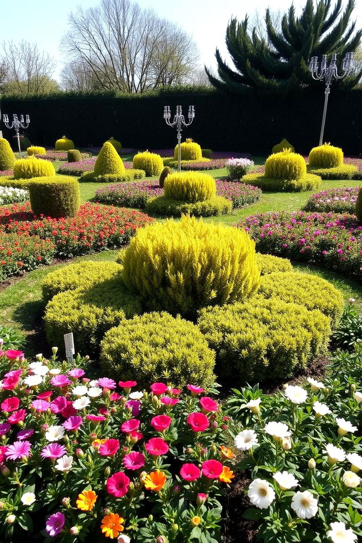 Dwarf Shrub Accents - 22 Parterre Garden Ideas