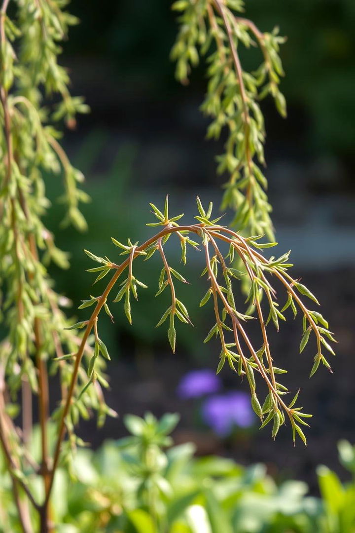 Dwarf Willow Soft Movement and Delicate Grace - 22 Small Trees for Front Yard