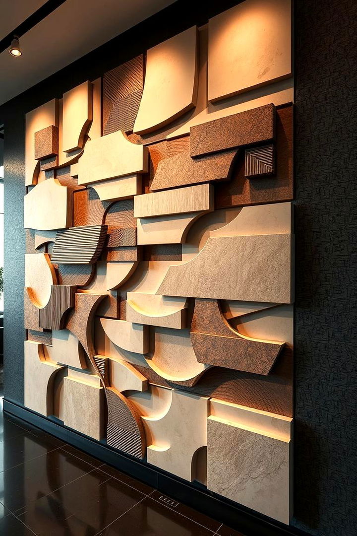 Dynamic 3D Wall Panels - 22 Large Wall Art Ideas