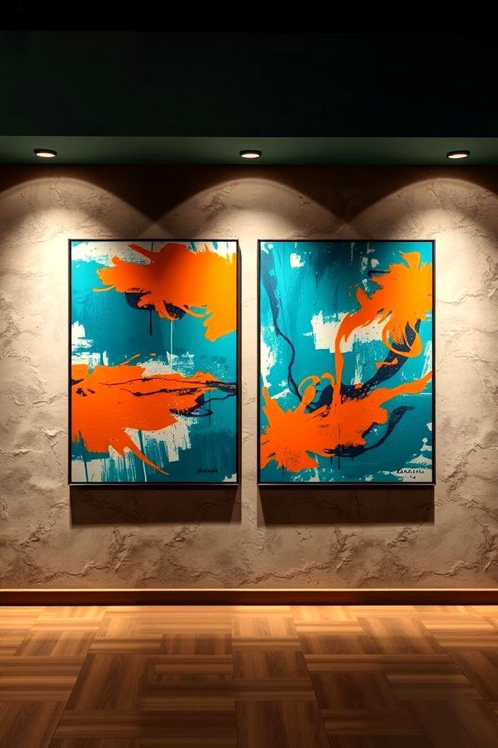 Dynamic Art and Decor - 22 Teal and Orange Color Scheme for Your Rooms