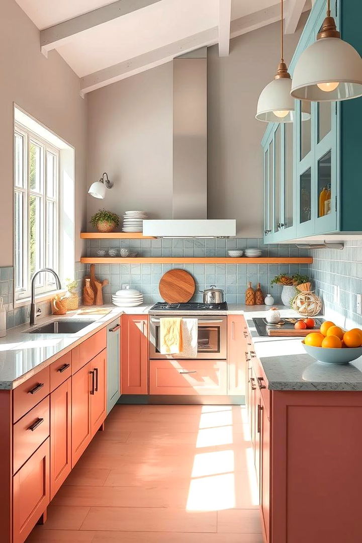 Dynamic Color Schemes - 22 Lanai Kitchen Ideas