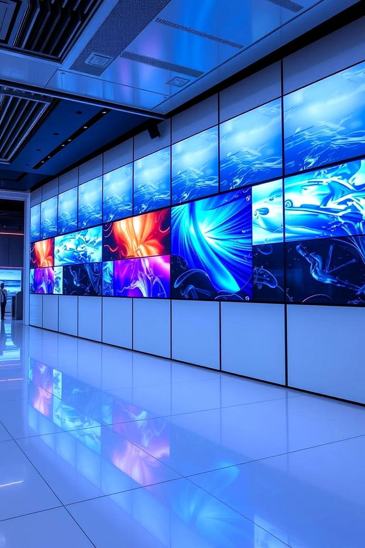 Dynamic Digital Screen Media Walls - 22 Media Wall Ideas