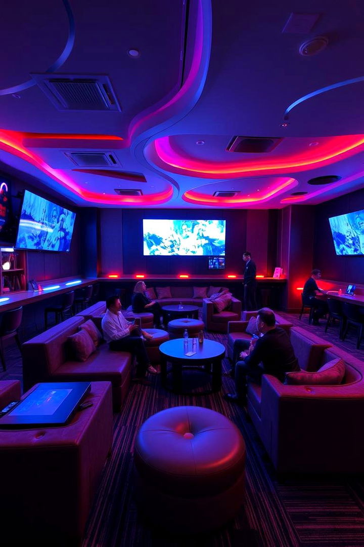 Dynamic Entertainment Zone - 22 Black Man Cave Ideas
