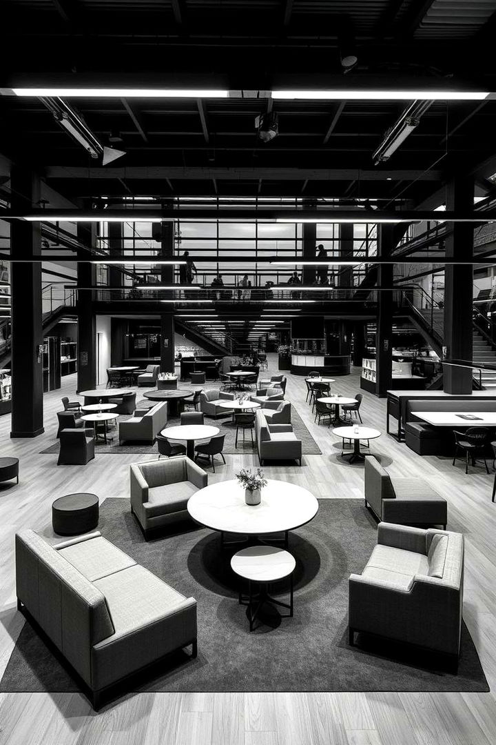 Dynamic Furniture Arrangements - 22 Black and White Living Room Ideas