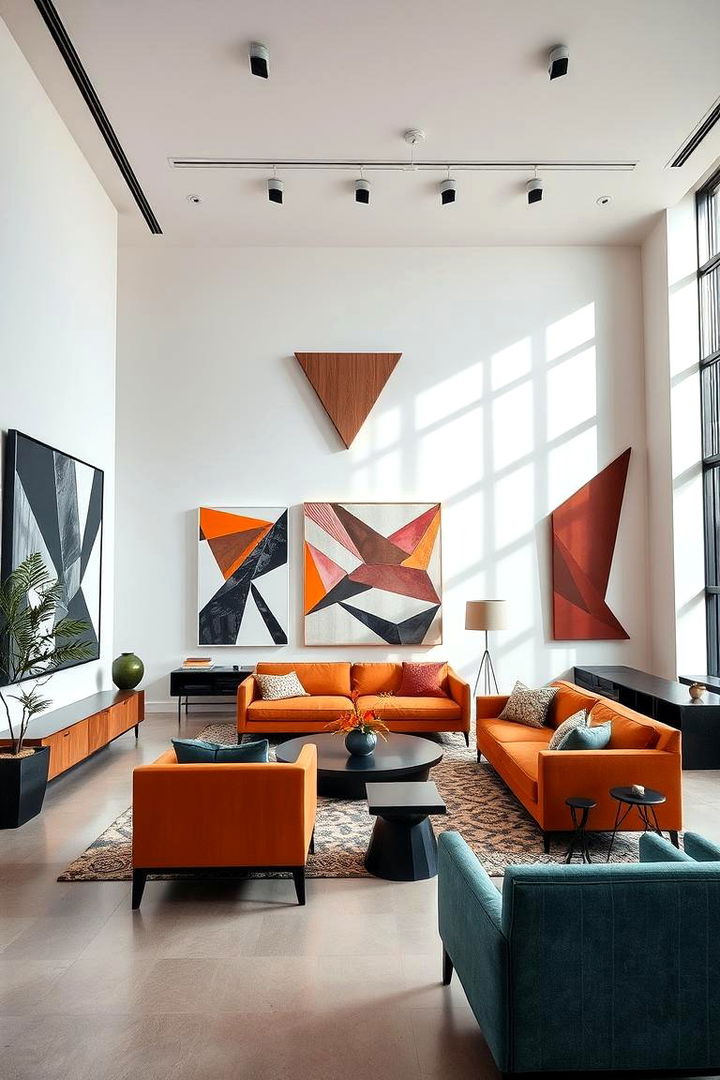 Dynamic Geometric Shapes - 22 Maximalist Decor Ideas