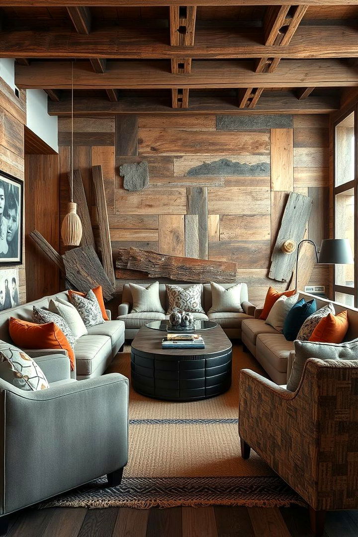 Dynamic Mixed Textures - 22 Parlor Room Ideas