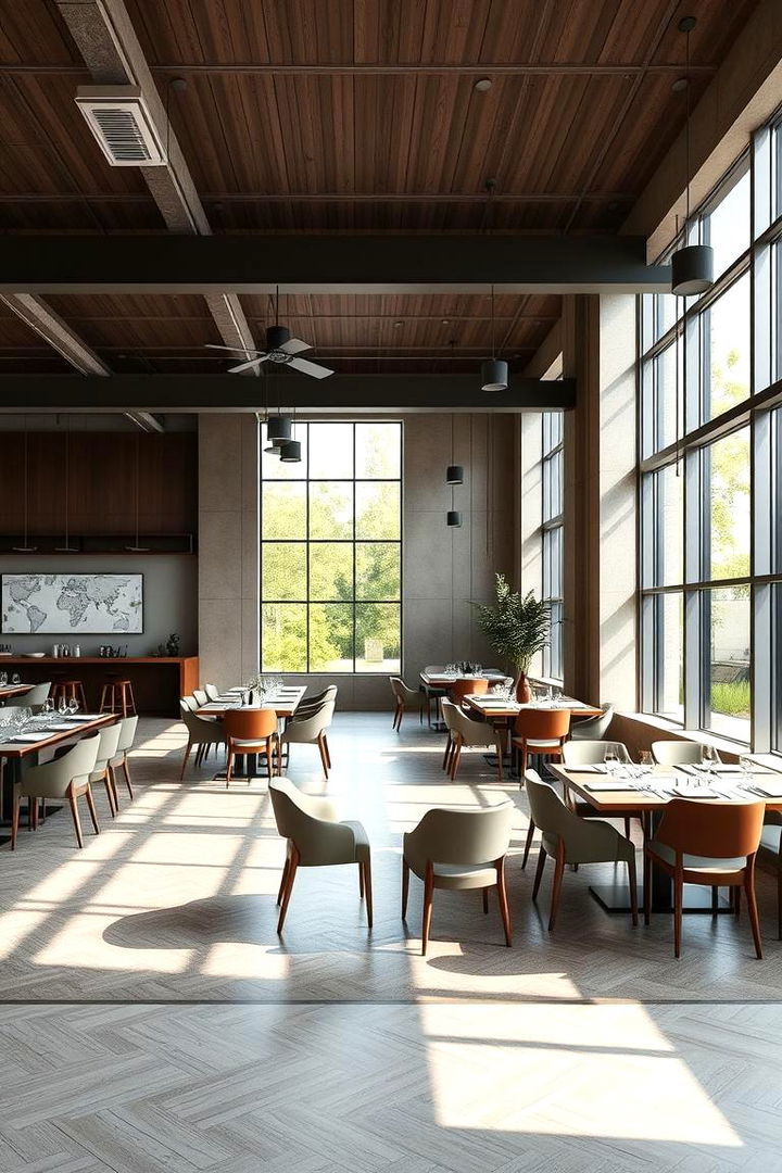 Dynamic Modern Layout - 22 masculine dining room ideas