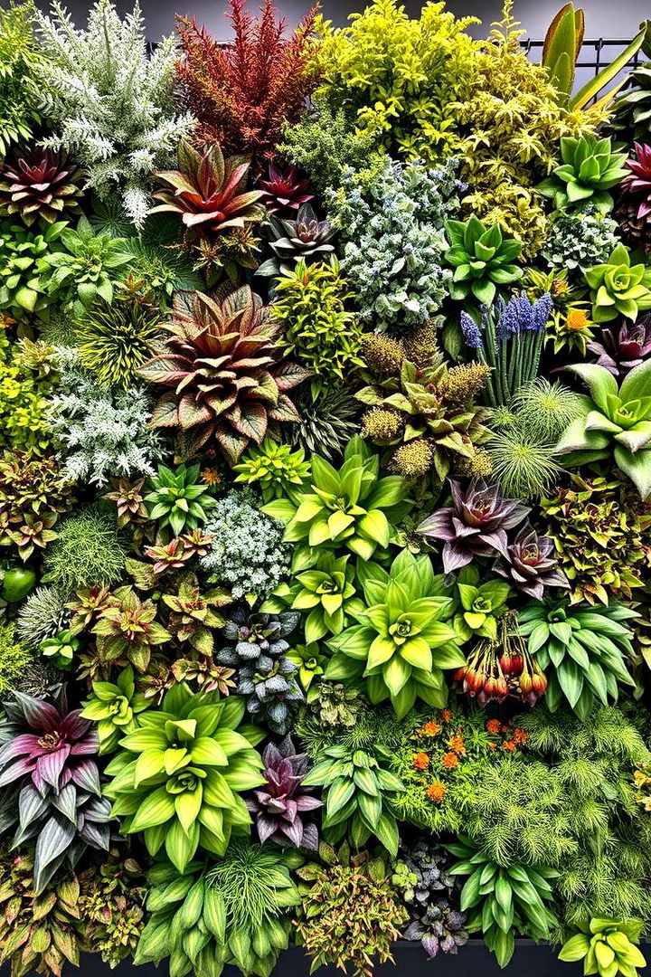 Dynamic Seasonal Plant Wall - 22 Indoor Plant Wall Ideas