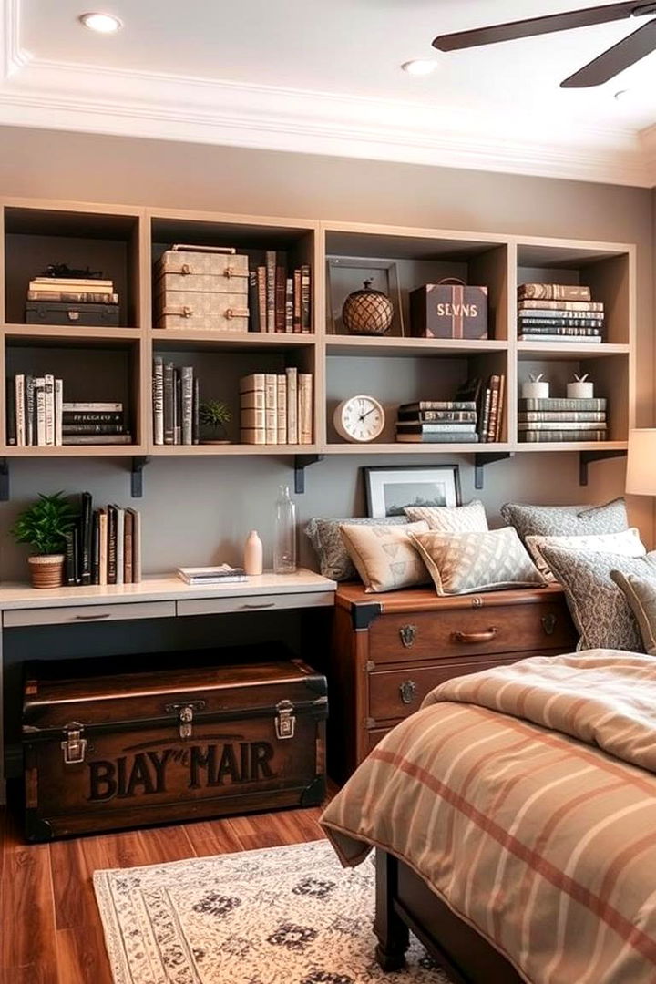 Dynamic Storage Solutions - 22 Eclectic Bedroom Ideas