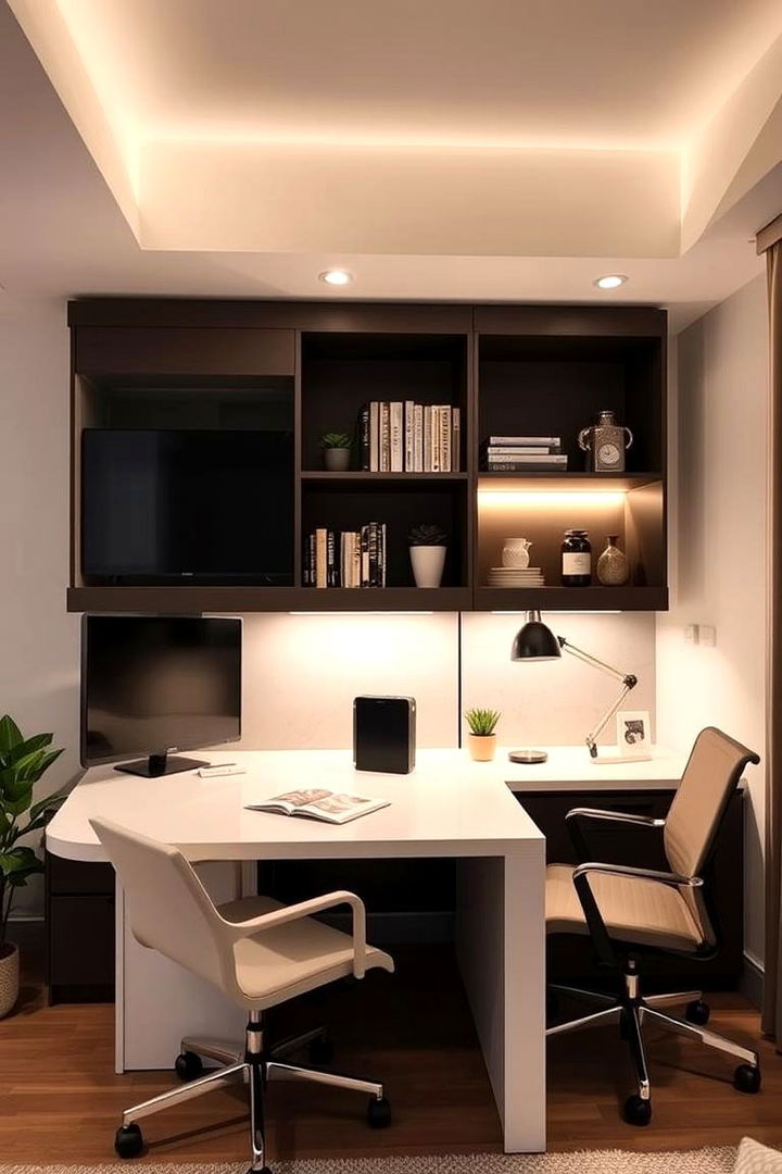 Dynamic Workspace - 22 Condo Interior Design Ideas