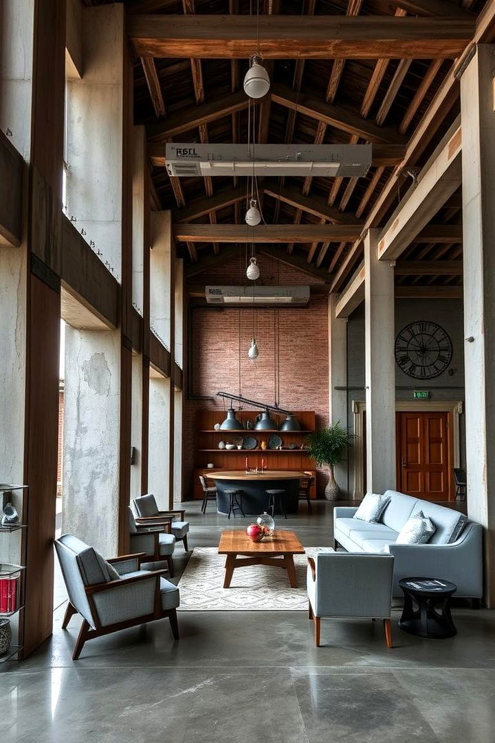 Dynamic Yet Classic Warehouse Conversion - 22 Transitional Interior Design Ideas