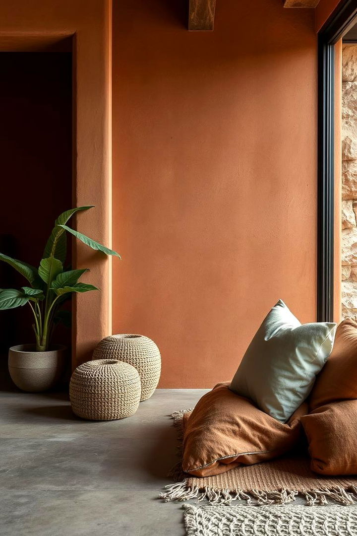 Earth Inspired Concrete Floors - 22 Rustic Concrete Floor Living Room Ideas