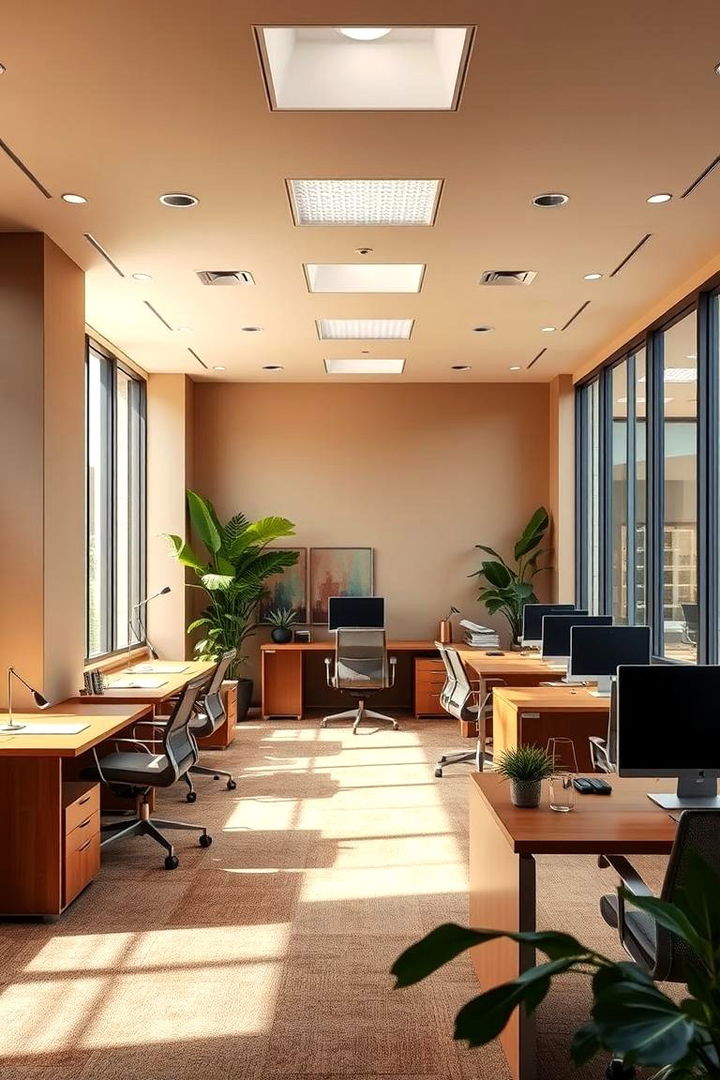 Earth Toned Color Palette - 22 Rustic Home Office Ideas