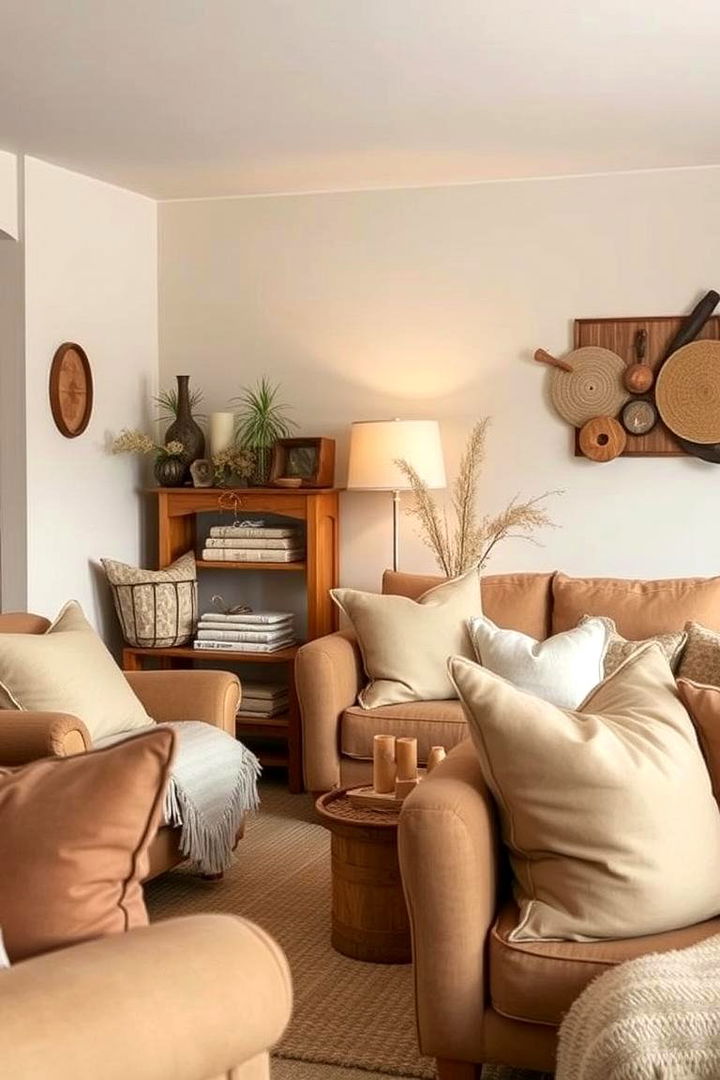 Earth Toned Furniture - 22 Southwest Living Room Ideas