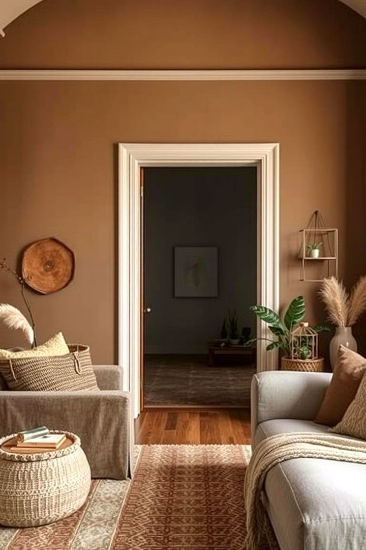 Earth Toned Natural Color Palette - 22 Log Cabin Interior Design Ideas