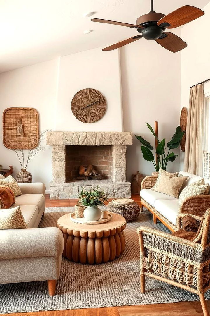 Earth Toned Textures - 22 Neutral Living Room Ideas