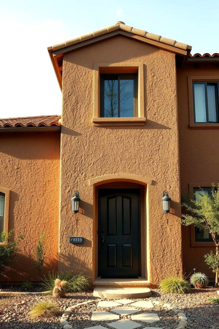 Earthy Brown Depth - 22 Stucco Colors for Home Exteriors