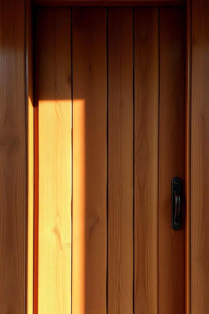 Earthy Brown Finish - 22 Cedar Front Door Colors Ideas