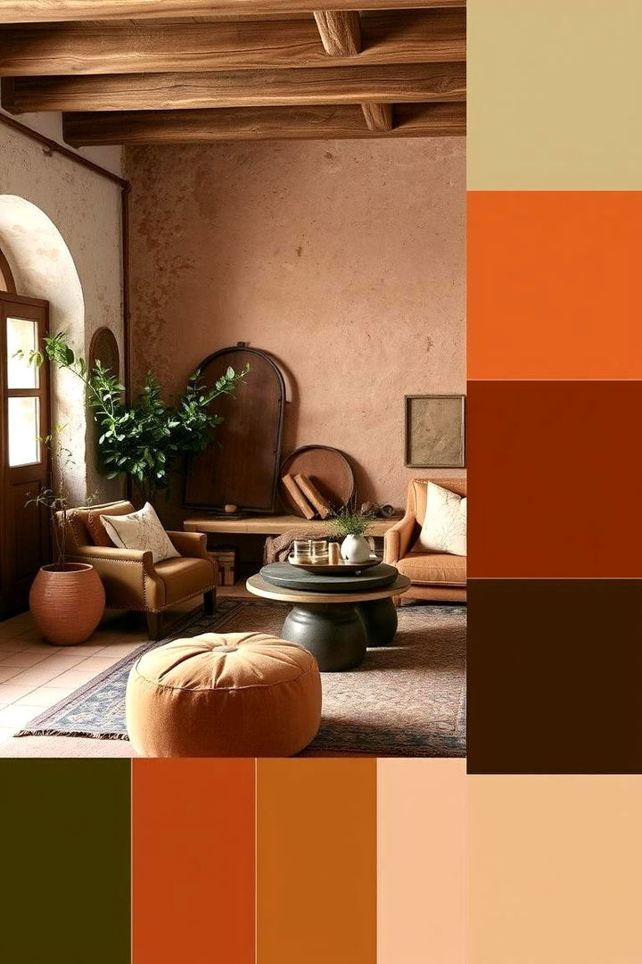 Earthy Color Harmony - 22 Rustic Sunroom Ideas