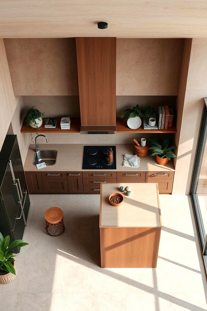 Earthy Color Palette - 22 Log Cabin Kitchen Design Ideas