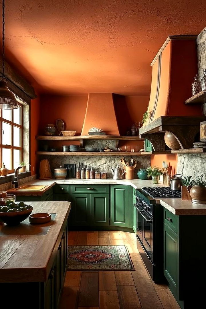 Earthy Color Palette - 22 Mountain House Kitchen Ideas