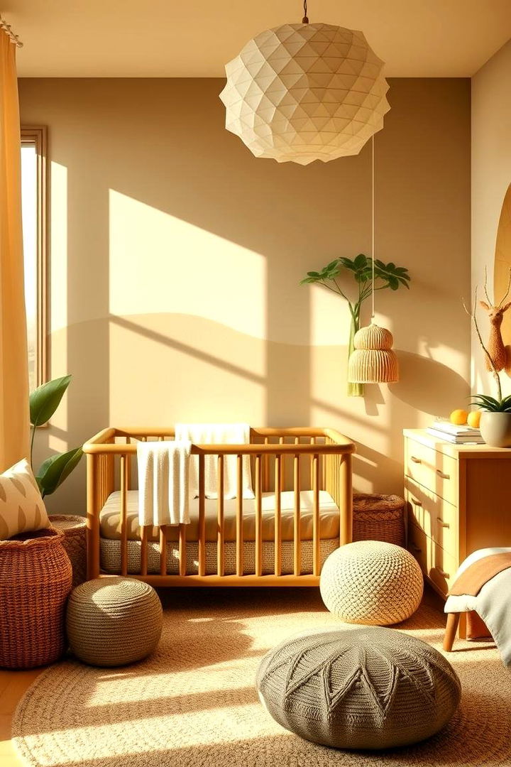 Earthy Color Palette - 22 Safari Nursery Decor Ideas