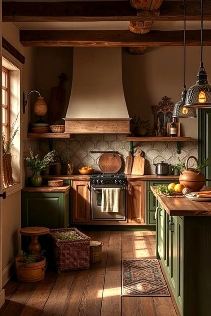 Earthy Color Palette with Warm Tones - 22 Craftsman Kitchen Ideas