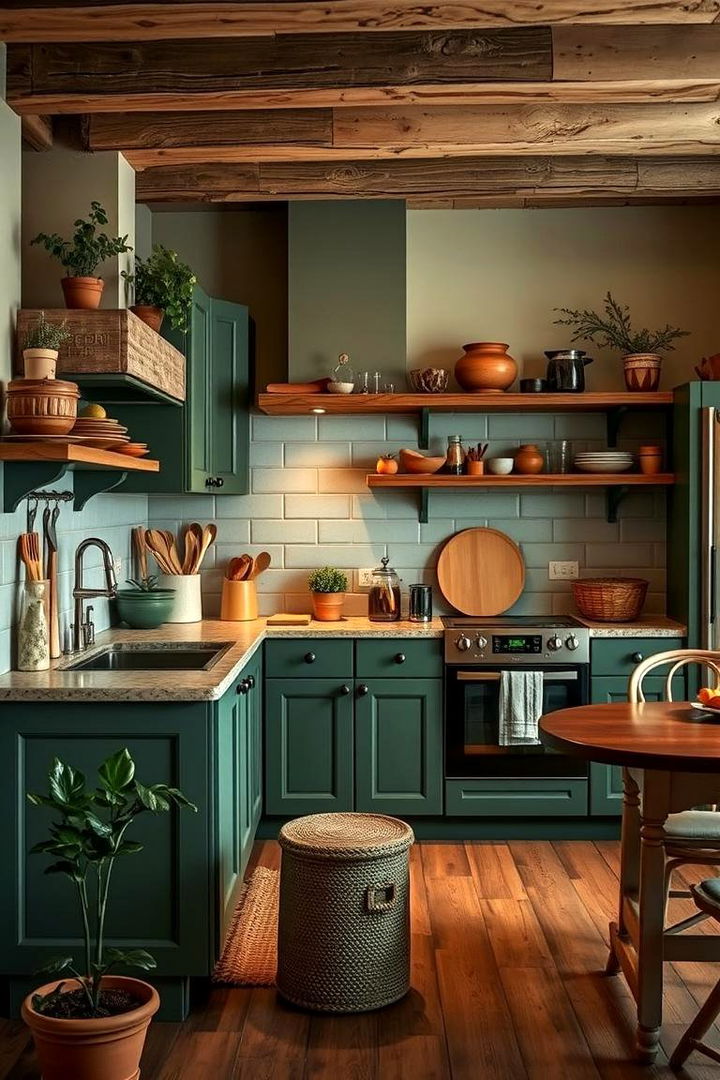 Earthy Color Palettes Bring Warmth - 22 Natural Kitchen Design Ideas