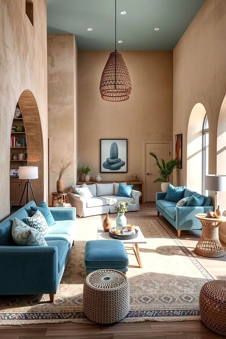 Earthy Color Palettes with Cool Accents - 22 Boho-scandinavian Design and Decor Ideas