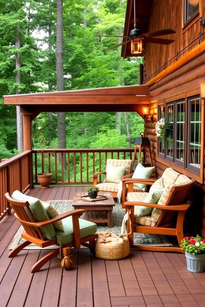 Earthy Green and Brown Harmony - 22 Two Tone Deck Color Schemes