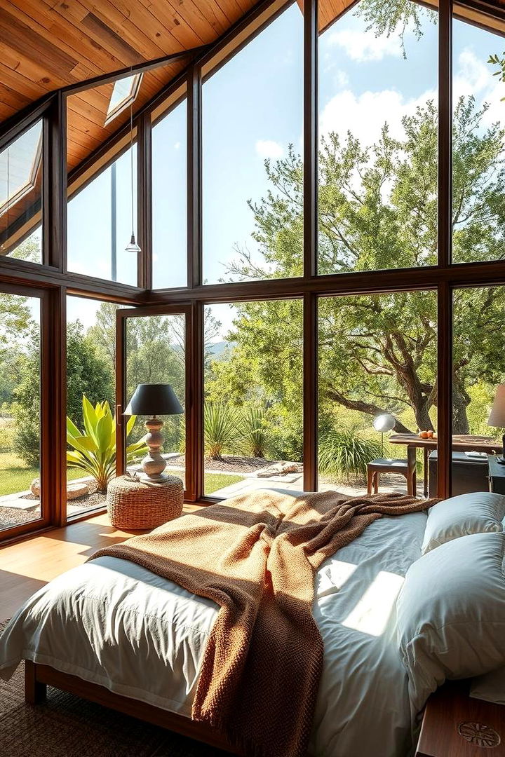 Earthy Indoor outdoor Connections - 22 Mexican Bedroom Ideas