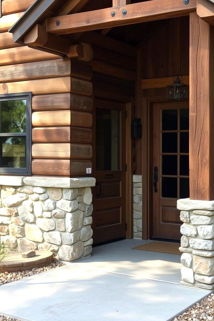 Earthy Material Combinations - 22 Boho House Exterior Ideas