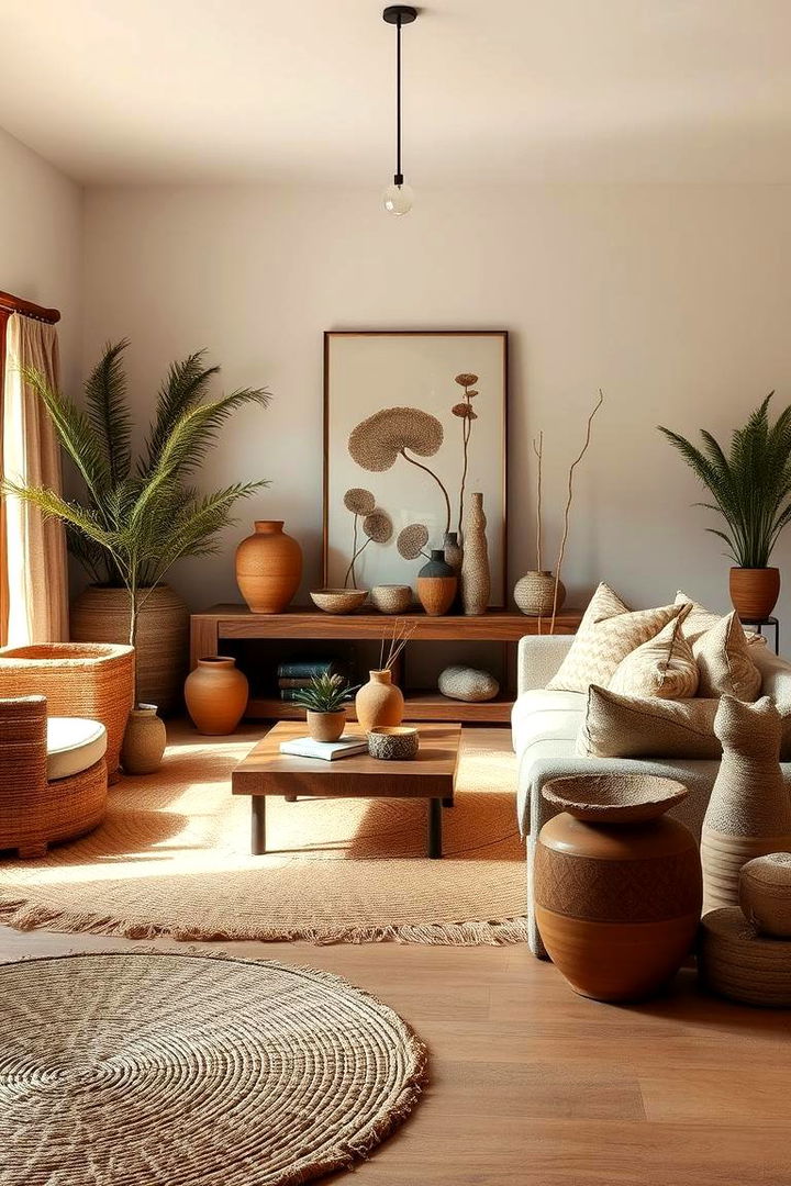 Earthy Natural Elements - 22 Mediterranean Living Room Ideas