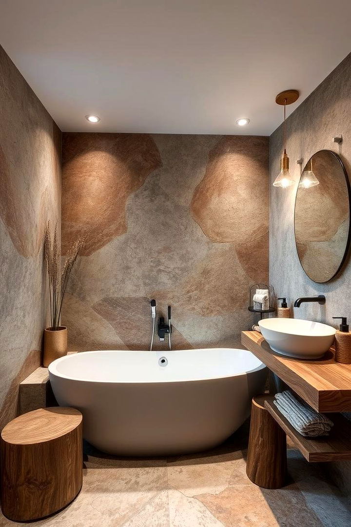 Earthy Natural Tones - 22 Neutral Bathroom Ideas
