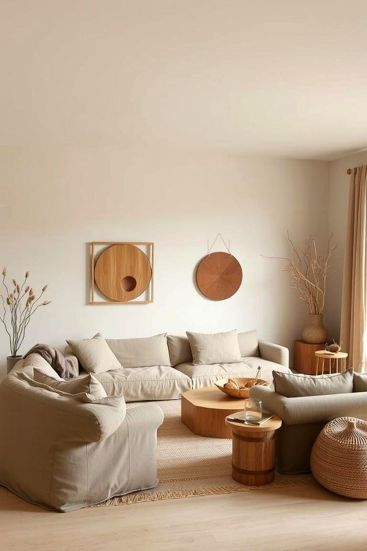 Earthy Neutral Tones and Accents - 22 Spa Decor Ideas