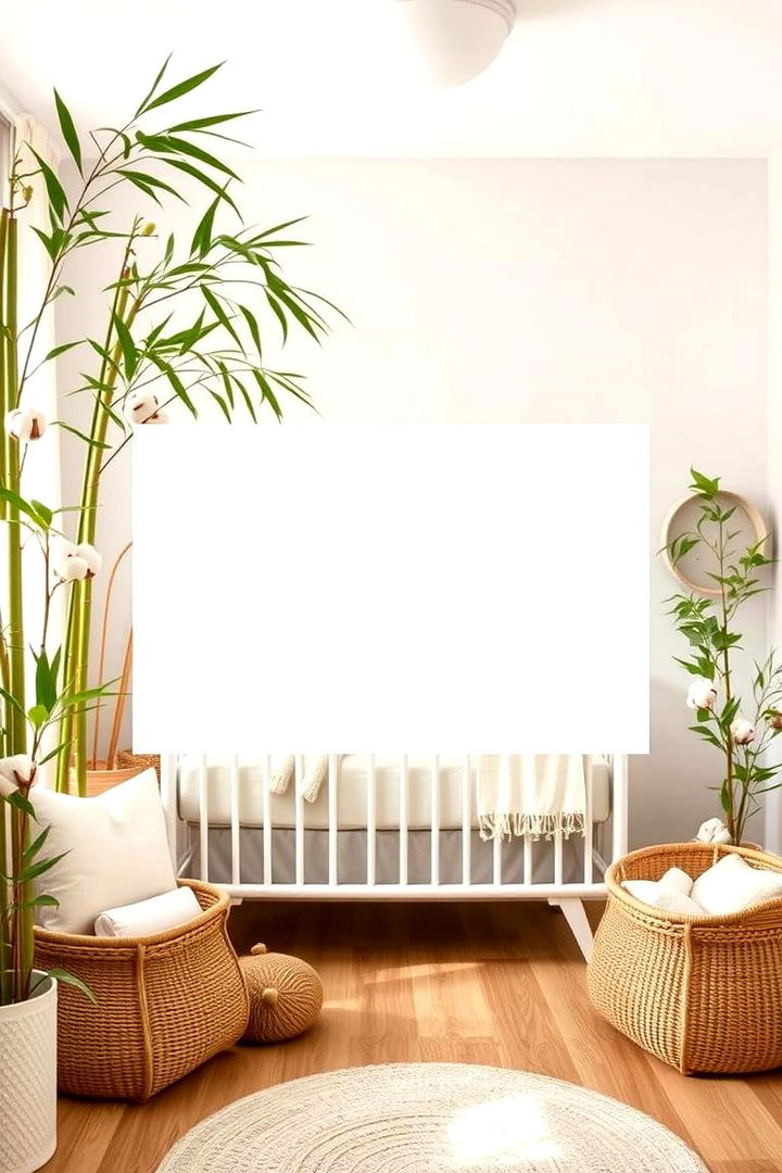 Earthy Organic Materials - 22 Safari Nursery Decor Ideas