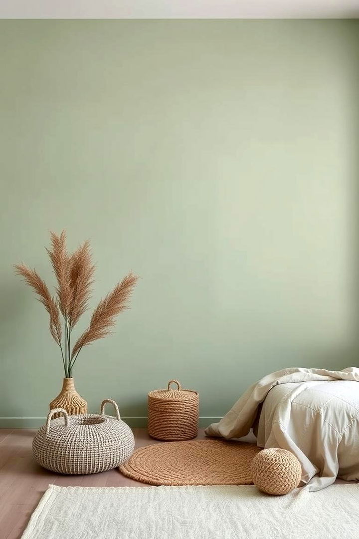 Earthy Sage Serenity - 22 Green Accent Wall Ideas