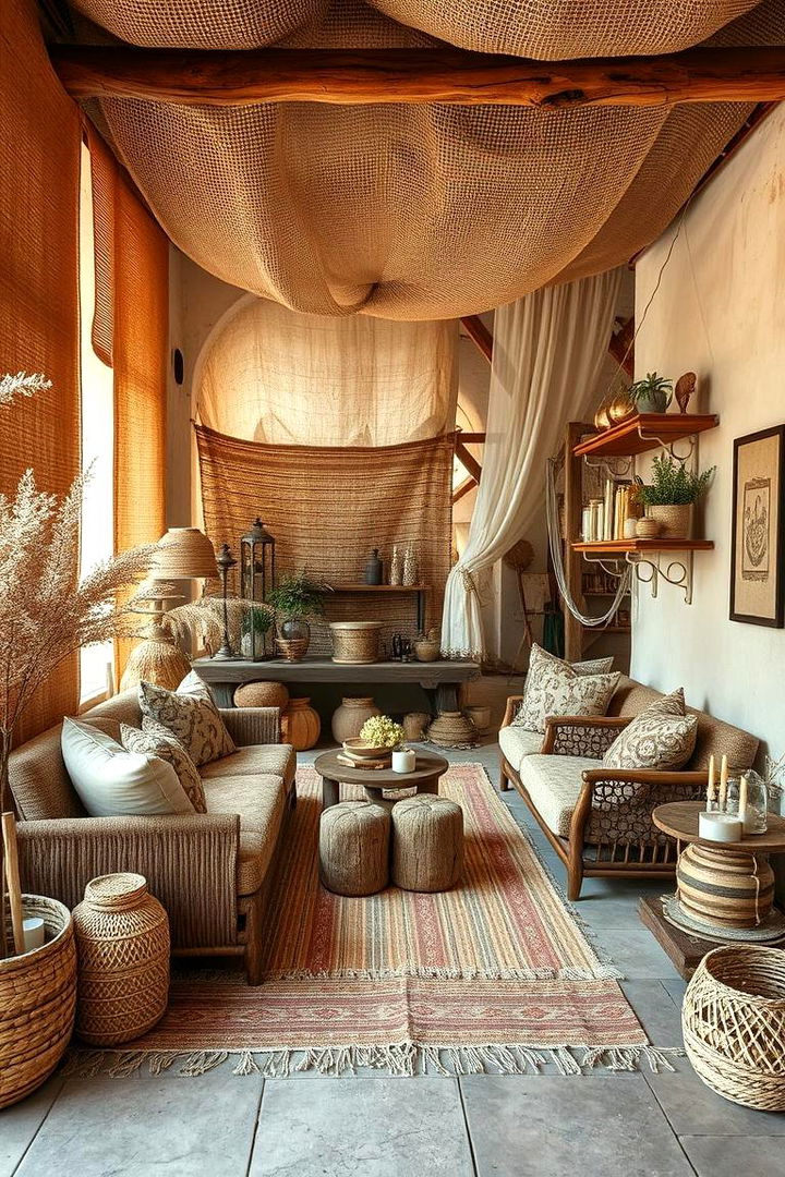 Earthy Textiles and Patterns - 22 Craftsman Dining Room Ideas