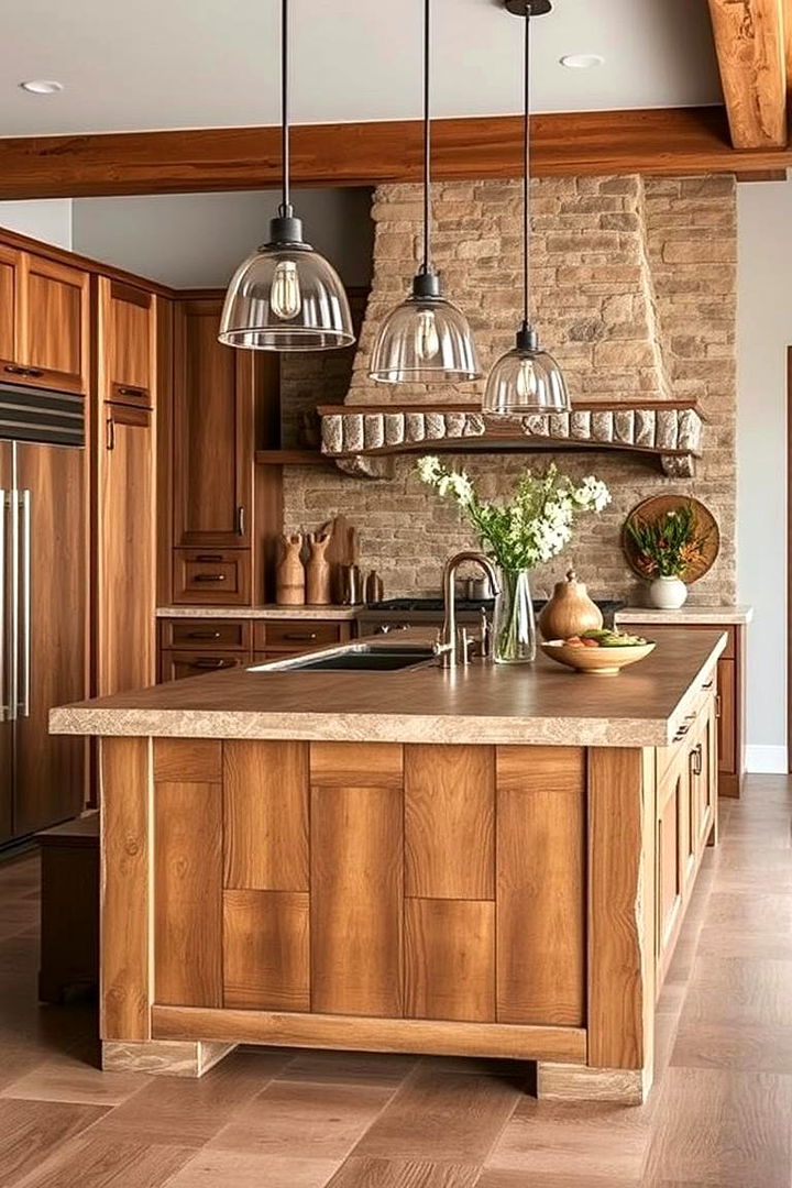 Earthy Tones for Natural Warmth - 22 Kitchen Island Color Ideas