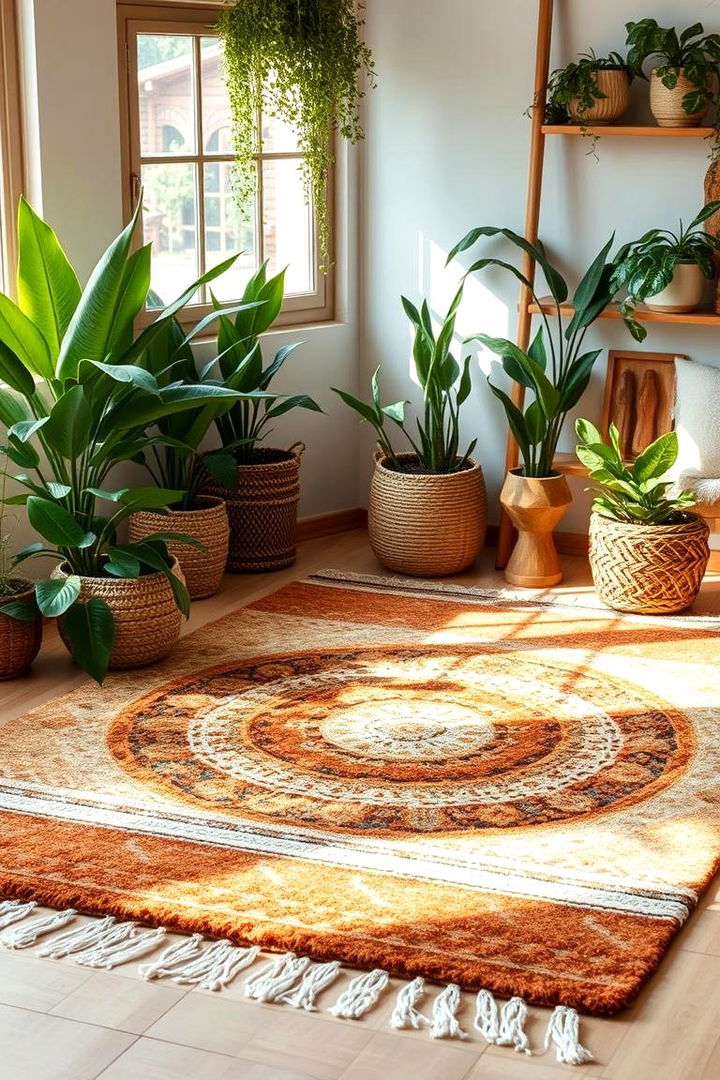 Earthy Tones - 22 Boho Rug Ideas