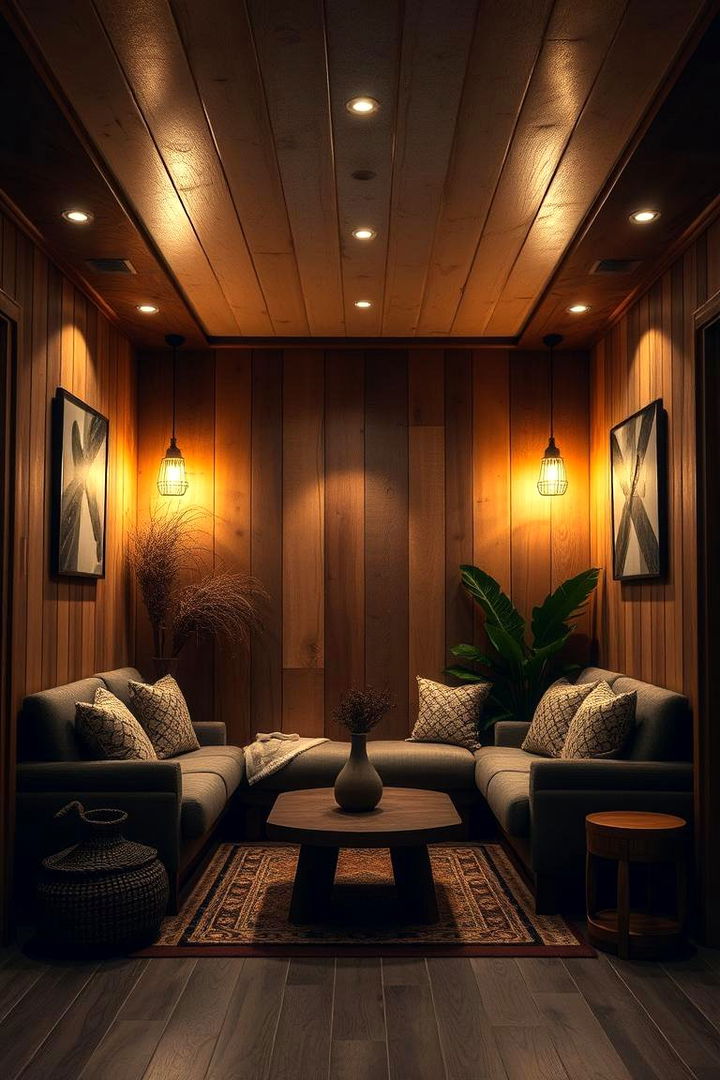 Earthy Wood Paneling and Natural Tones - 22 1970s-inspired Design Ideas