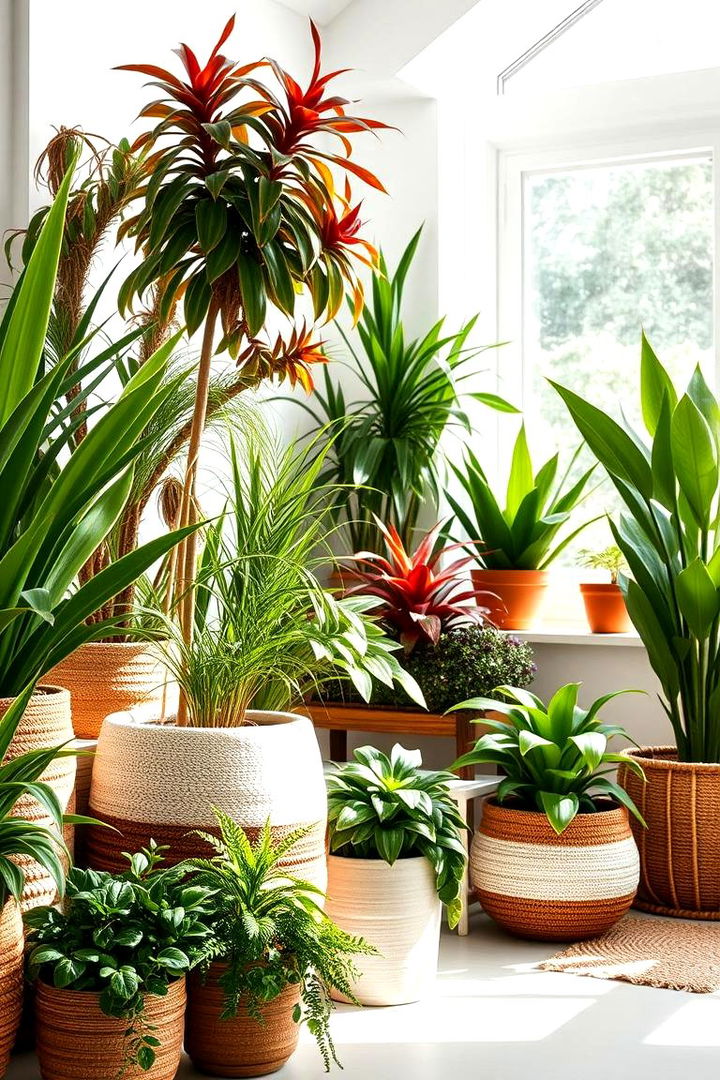 Earthy and Vibrant Plant Displays - 22 Colorful Boho Decor Ideas