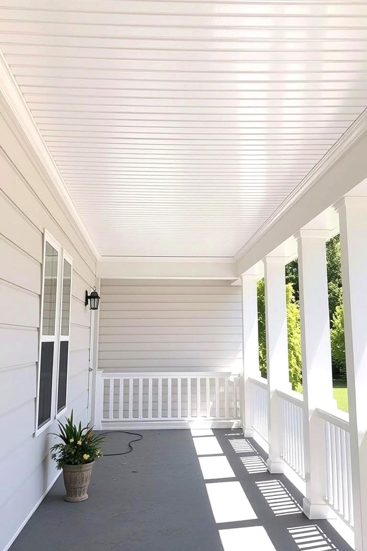 Easy Maintenance Solutions - 22 Vinyl Porch Ceiling Ideas