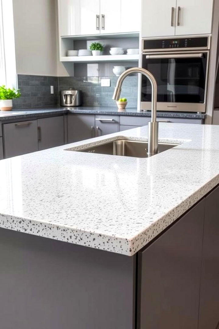 Easy Upkeep and Maintenance - 22 Terrazzo Kitchen Countertops