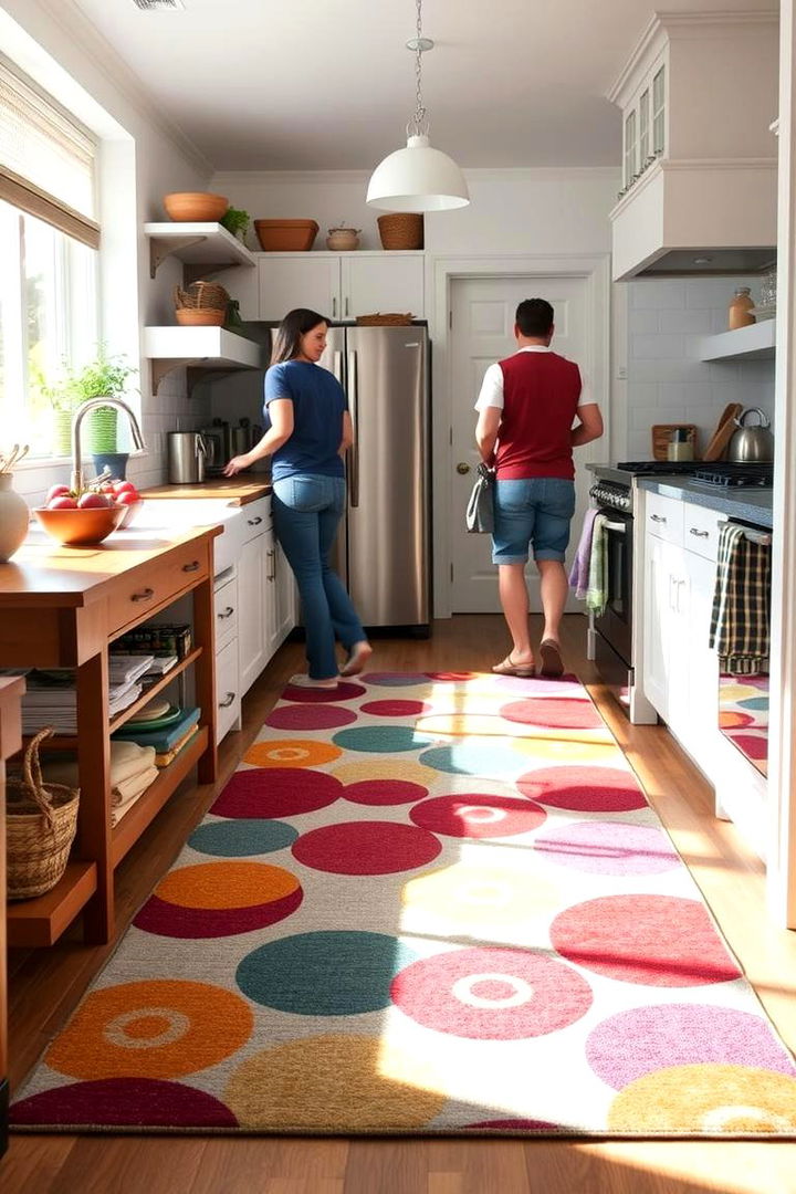 Easy to Clean Synthetics - 22 Kitchen Rug Ideas