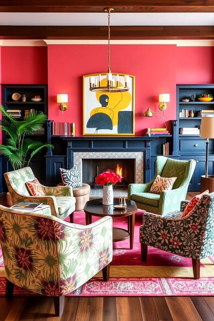 Eclectic Accent Chairs - 22 Colorful Boho Decor Ideas