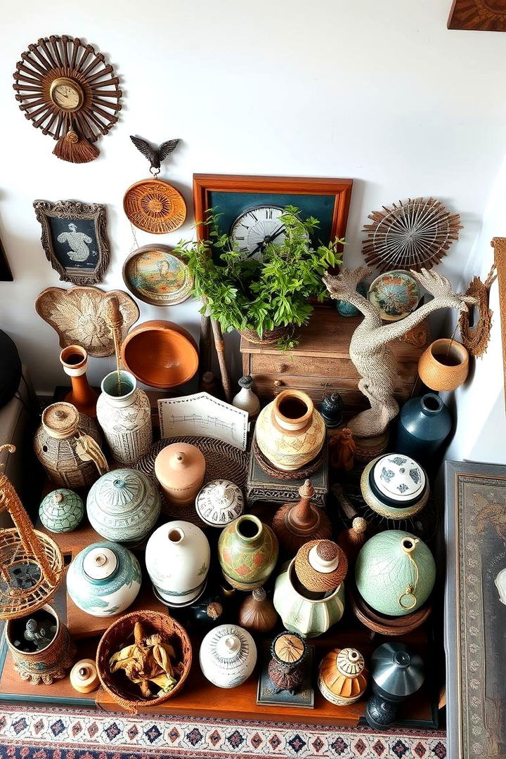 Eclectic Accessory Blend - 22 Dark Boho Bedroom Ideas