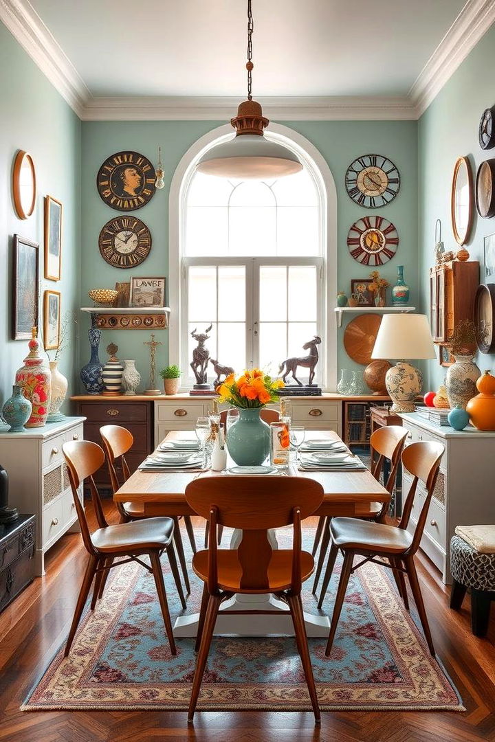 Eclectic Accessory Mix - 22 70s Dining Room Design Ideas
