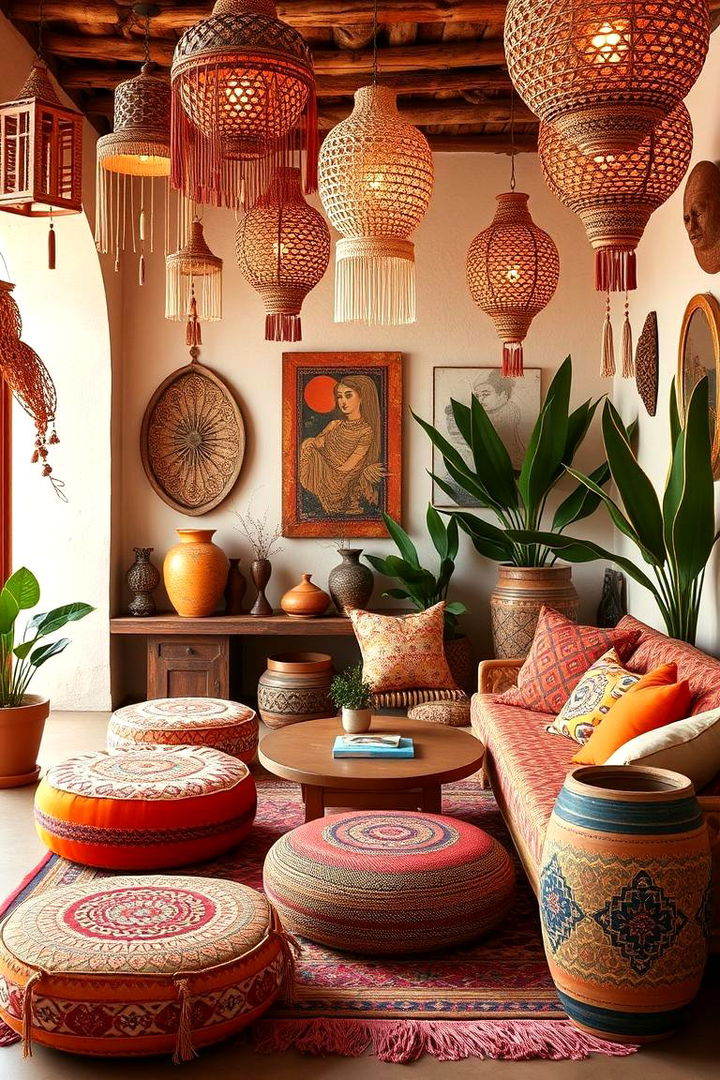 Eclectic Bohemian Decor - 22 Boho Burnt Orange Bedroom Ideas